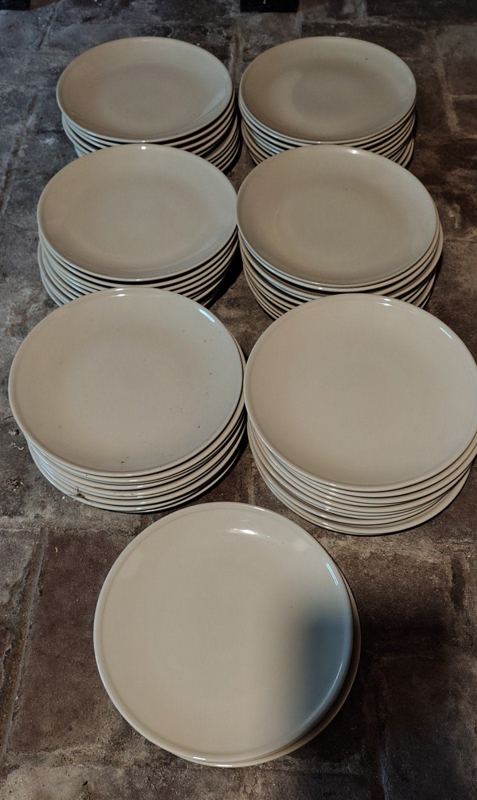 IKEA LUGN Borden - Set van ruim 60 stuks, Ophalen, Gebruikt, Keramiek, IKEA