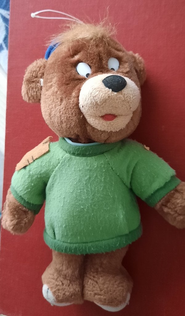 pluche beertje - Kit uit de disneyserie Tale Spin - jaren 90, Ophalen of Verzenden, Overige figuren, Zo goed als nieuw, Knuffel