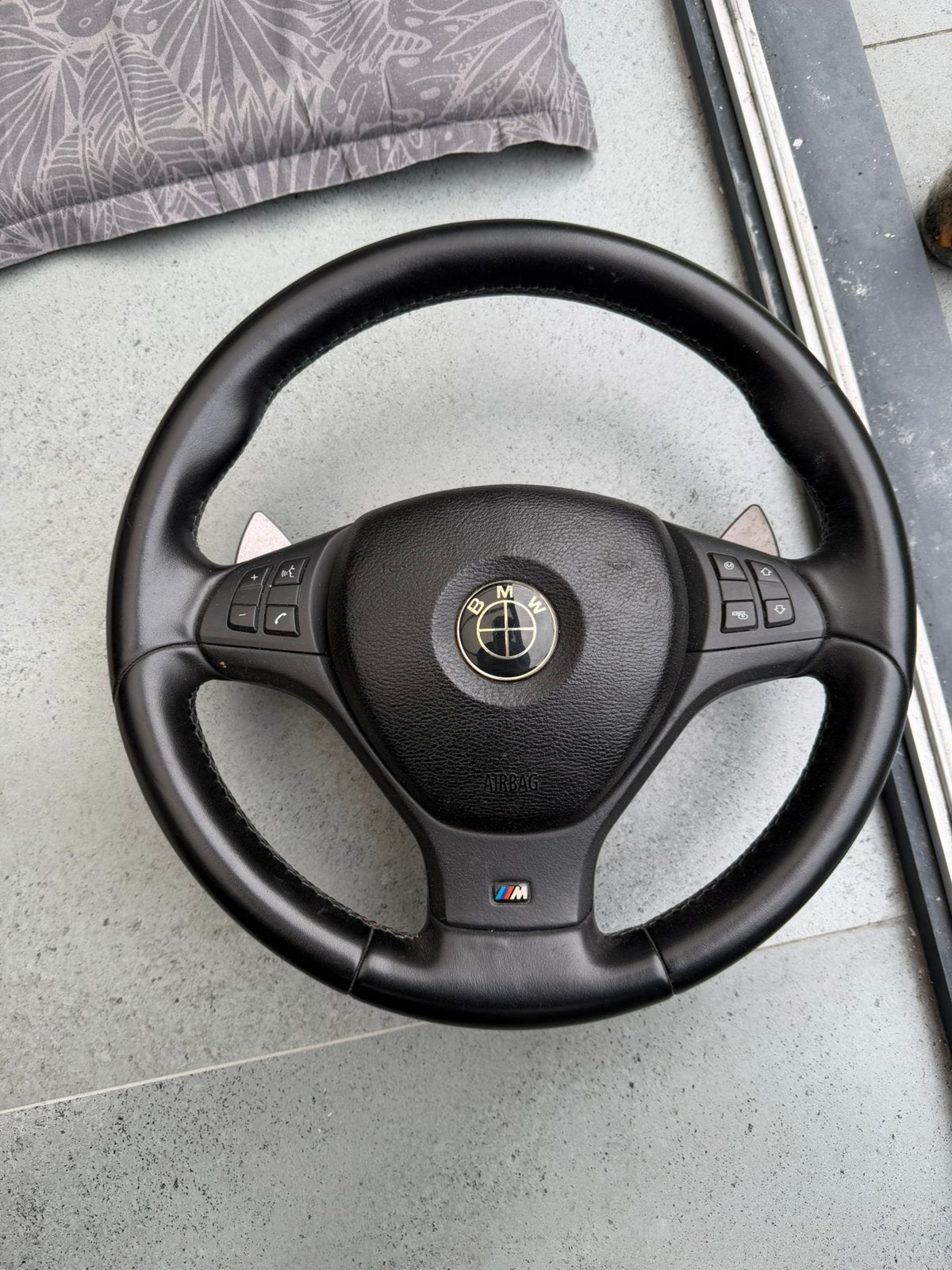 Orginele Bmw x5m x6m stuur met flippers airbag, Ophalen, Gebruikt, BMW