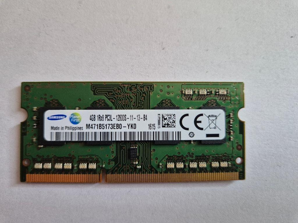 Samsung 4GB DDR3L laptop geheugen RAM PC3L-12800S 1600MHz, DDR3, Ophalen of Verzenden, Zo goed als nieuw, Laptop