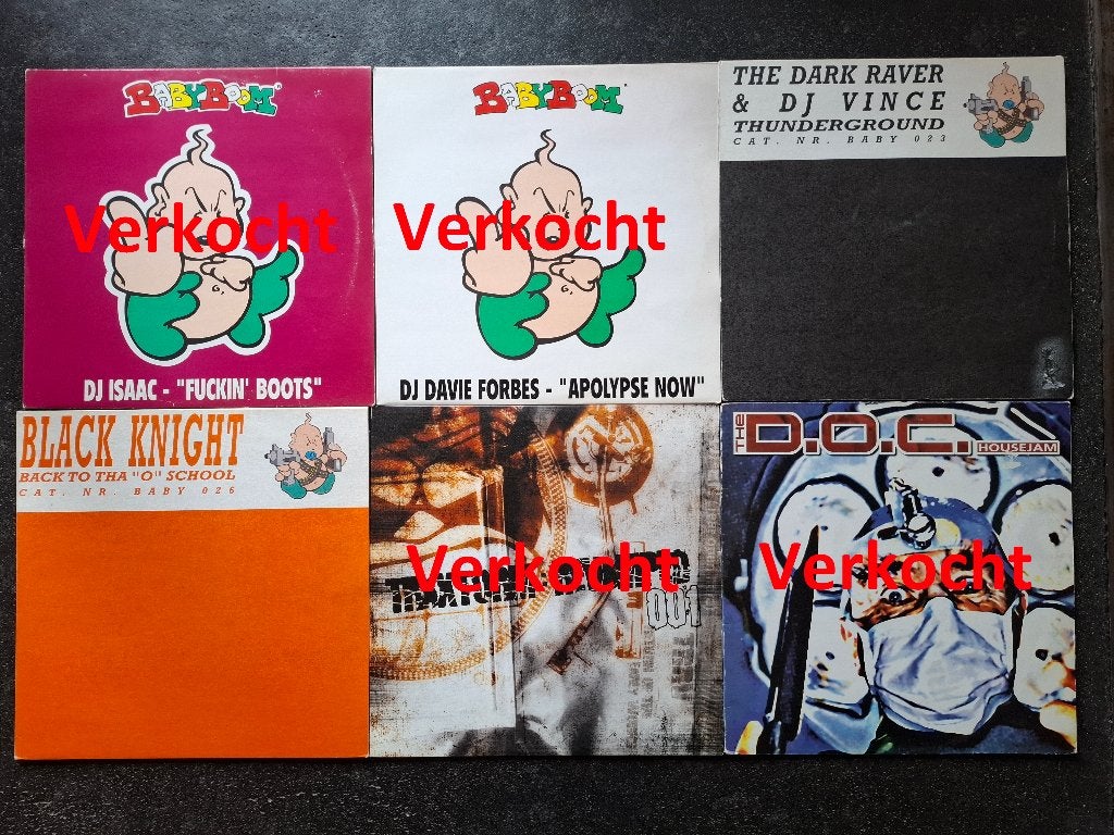 Hardcore/Gabber vinyl (periode 90's / 00's) losse verkoop, LP, Gebruikt, Ophalen of Verzenden, Elektronisch