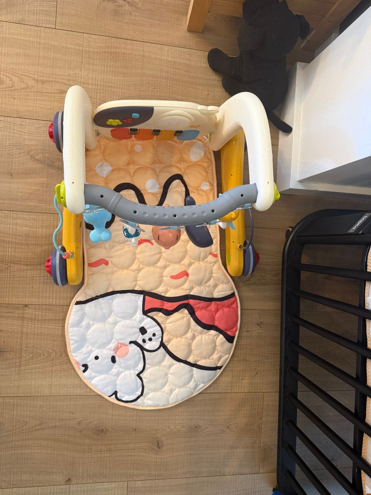Eco Toys Geel 3-in-1 Speelkleed en Loopwagen, Kinderen en Baby's, Overige Kinderen en Baby's, Ophalen, Zo goed als nieuw
