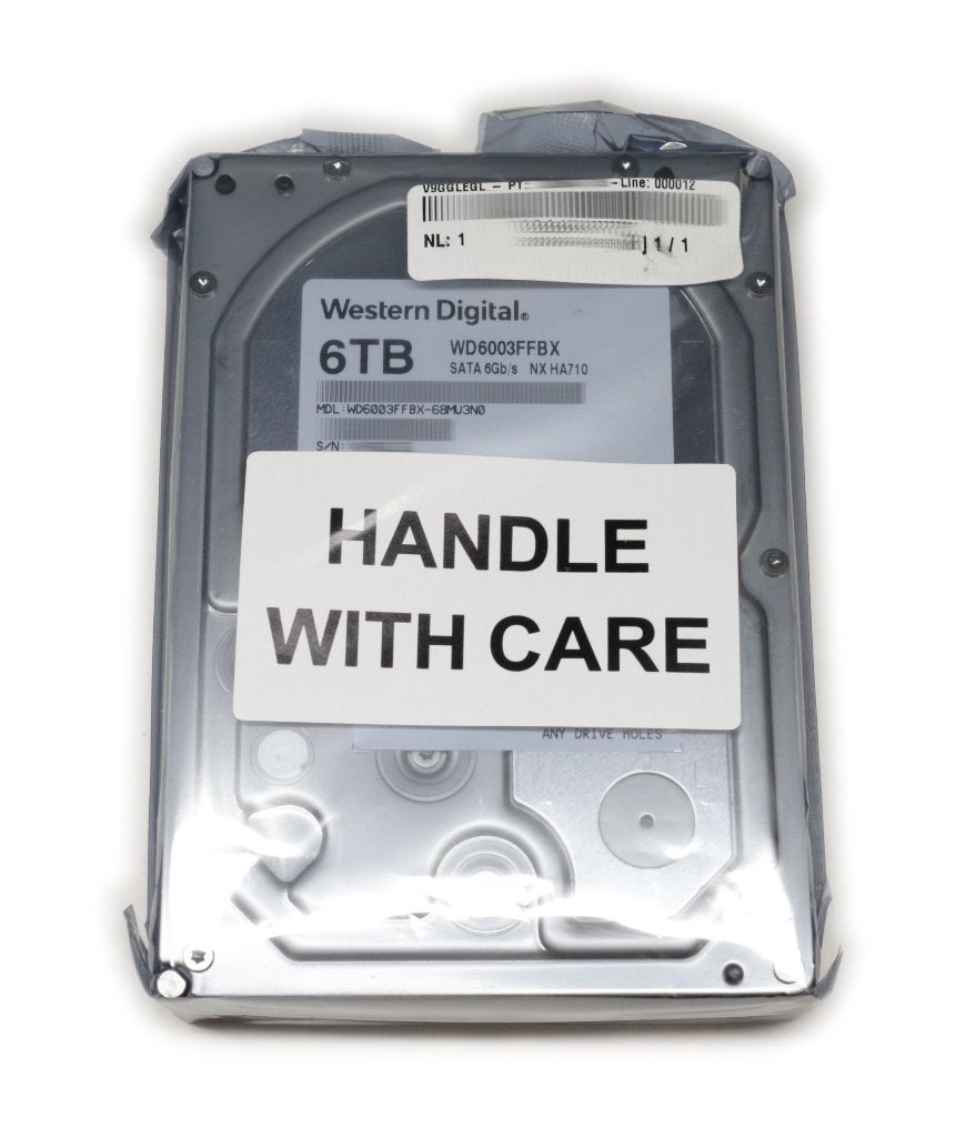 Western Digital WD6003FFBX 6TB, Ophalen, Intern, 6tb, HDD