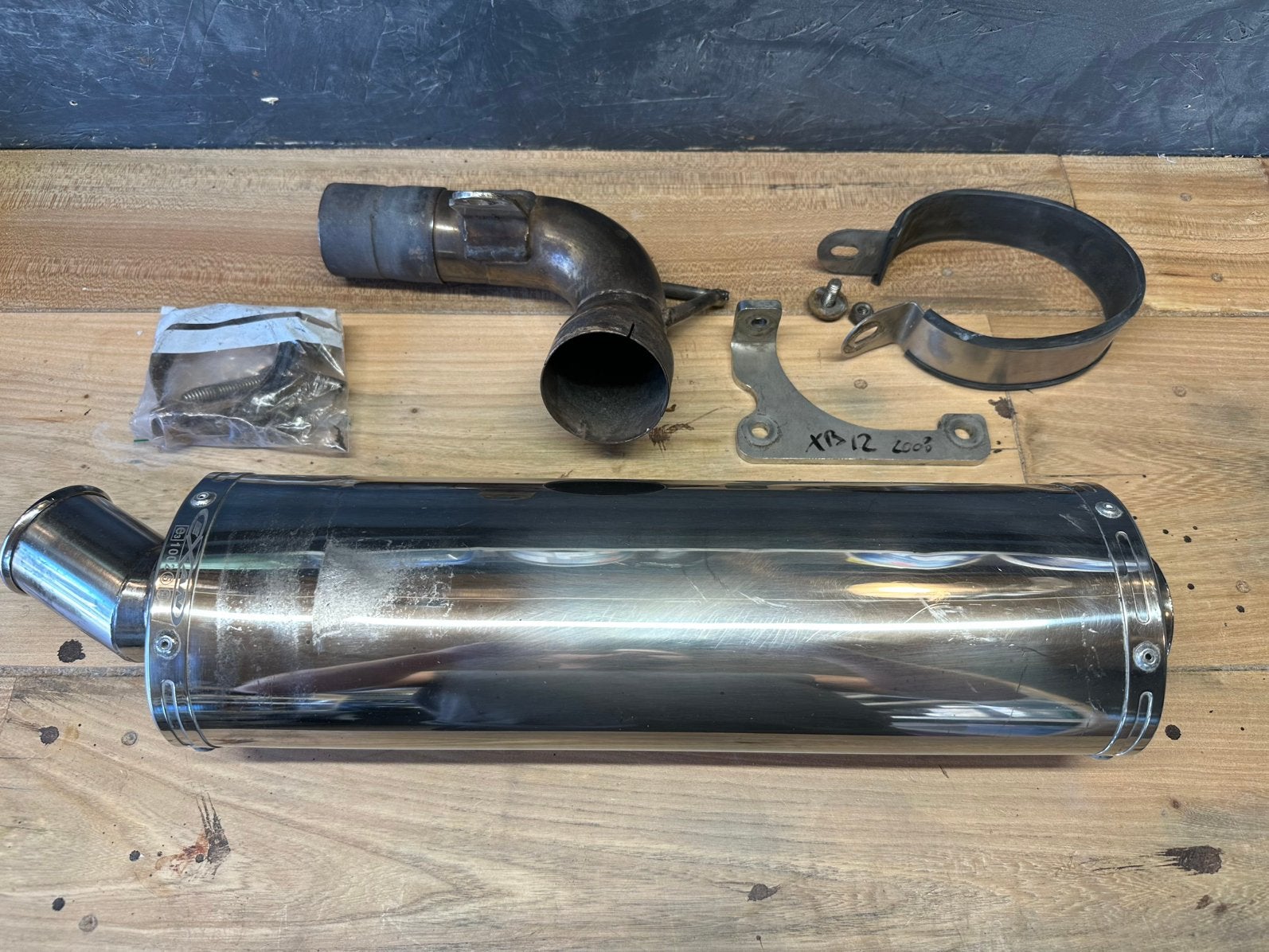 Buell xb12 2008 Exan uitlaat, Motoren, Onderdelen | Harley-Davidson, Ophalen of Verzenden, Gebruikt