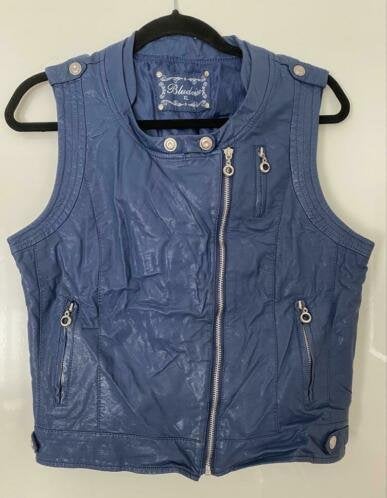Bludeise bodywarmer/jasje maat L/XL, Kleding | Dames, Ophalen of Verzenden, Zo goed als nieuw, Maat 42/44 (L), Blauw