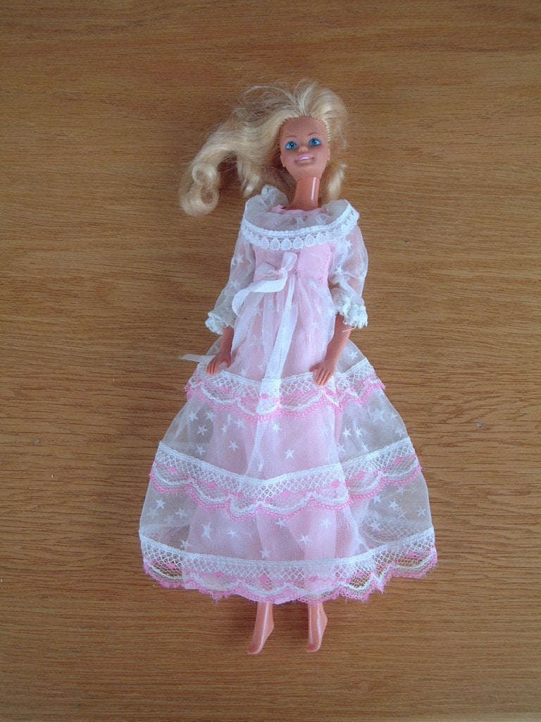 Vintage Mattel pop nr.8, Ophalen of Verzenden, Gebruikt, Pop