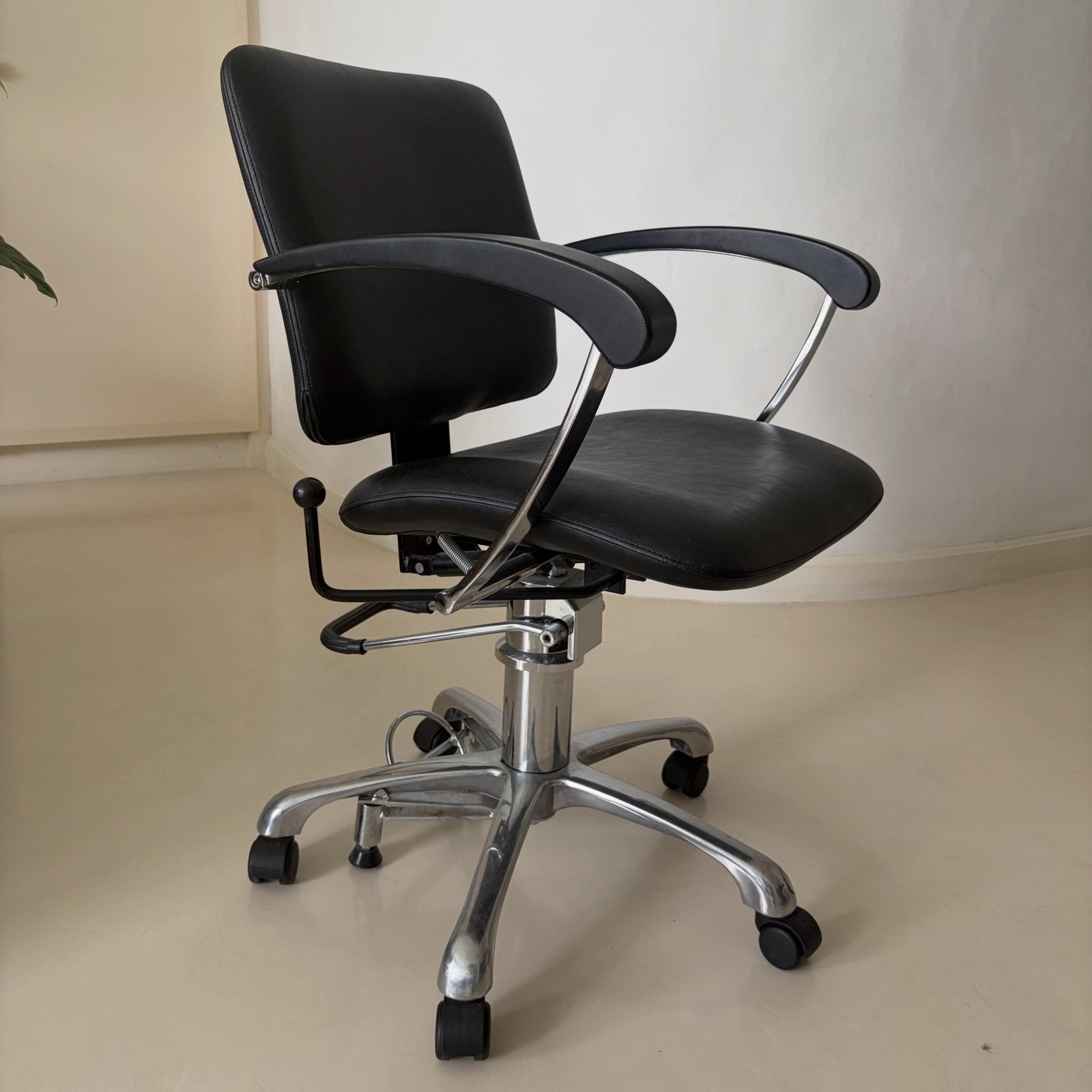 Salon stoelen, Ophalen, Kunststof, Twee, Zwart