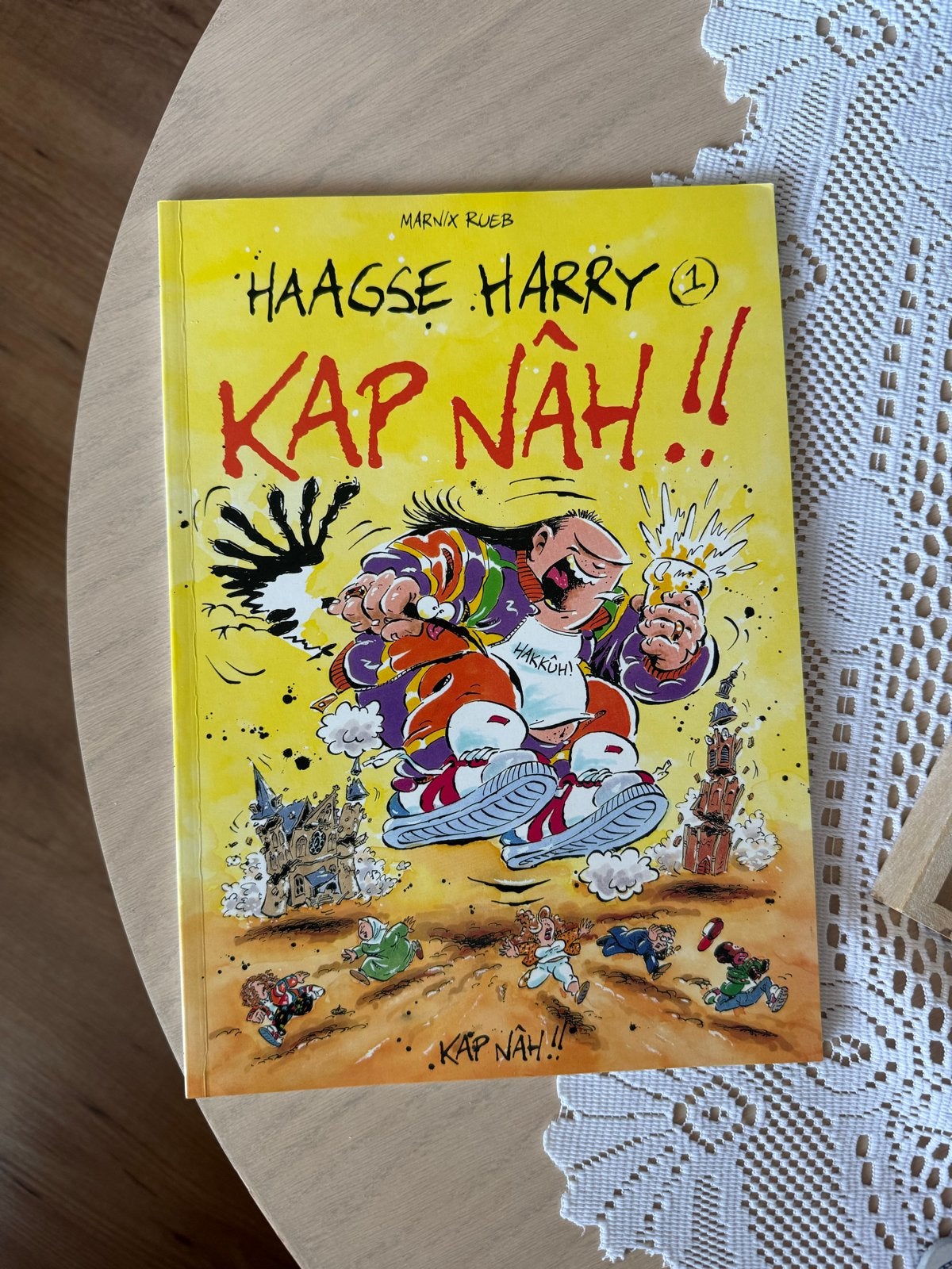 Haagse Harry Kap Nâh!! - Marnix Rueb (deel 1), Eén stripboek, Ophalen of Verzenden, Zo goed als nieuw
