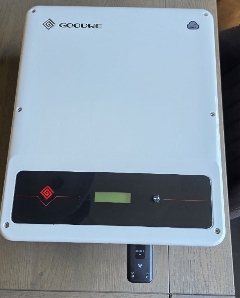 GoodWe GW12K-DT 12kW 3-fase zonnepanelen omvormer + WiFi, Ophalen, Zo goed als nieuw, Compleet systeem, 200 wattpiek of meer