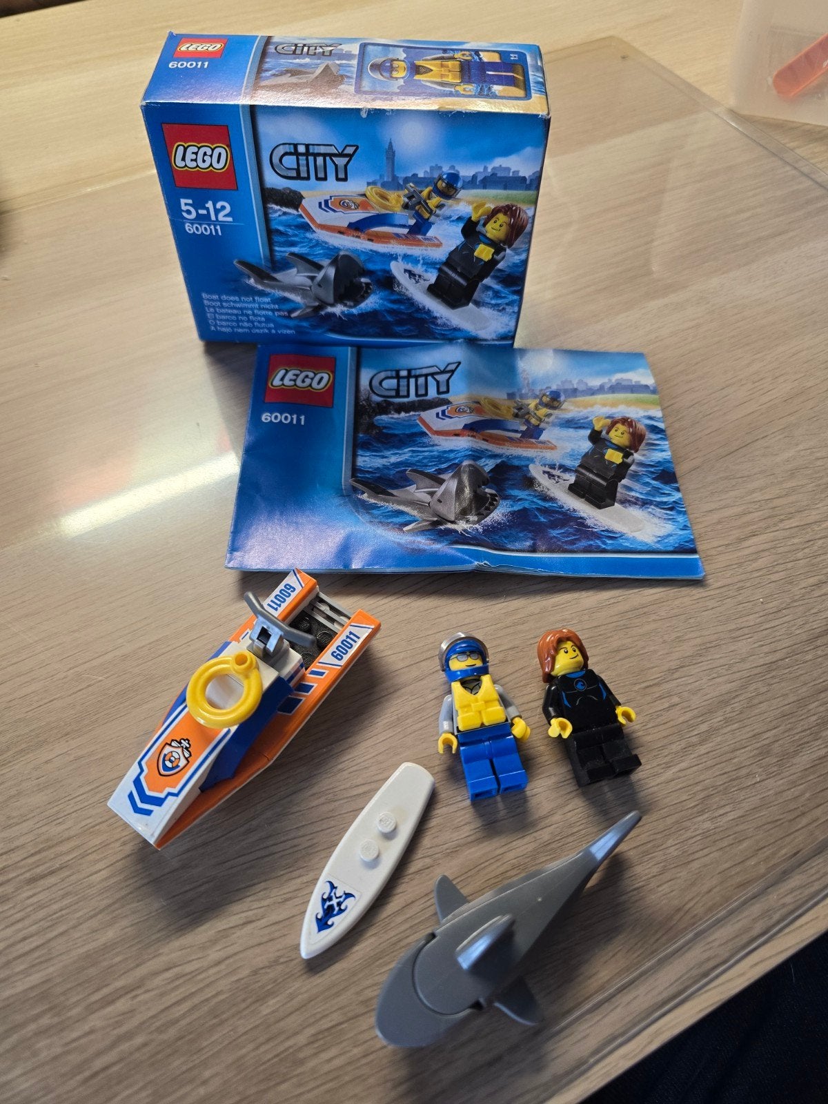 Lego City 60011: Surfer Rescue Set - Compleet met doos, City, Inclusief instructies, Lego, Ophalen of Verzenden