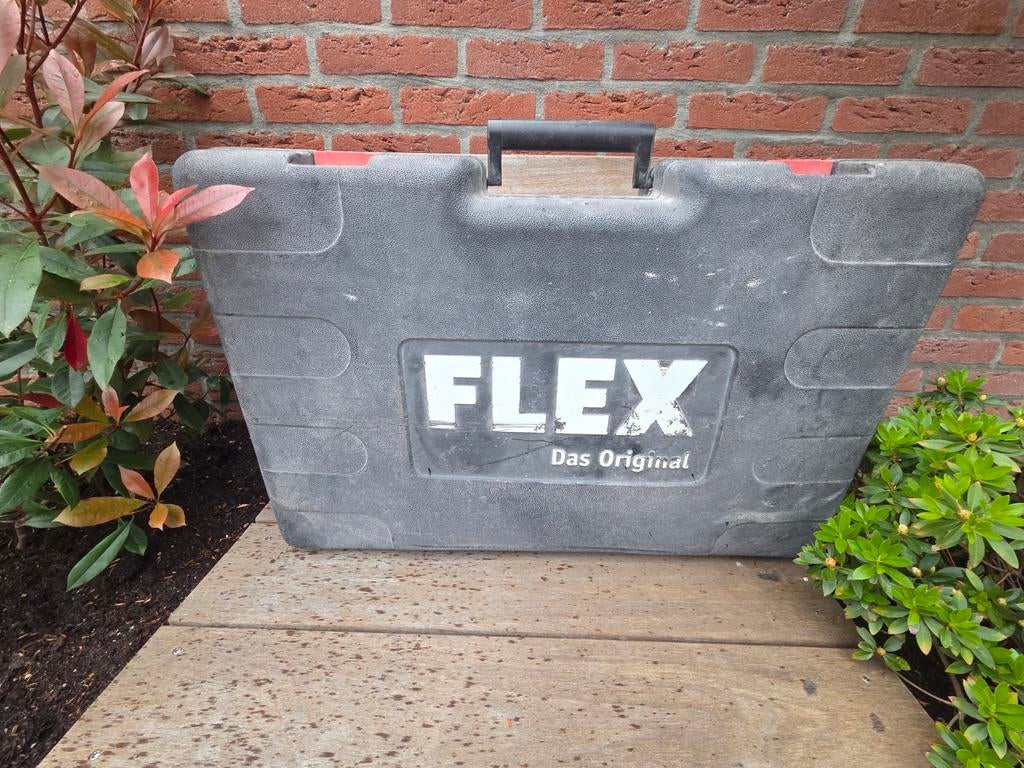 Flex haakse slijper set met accessoires, Ophalen, Gebruikt, 1000 watt of meer, Haakse handslijpmachine