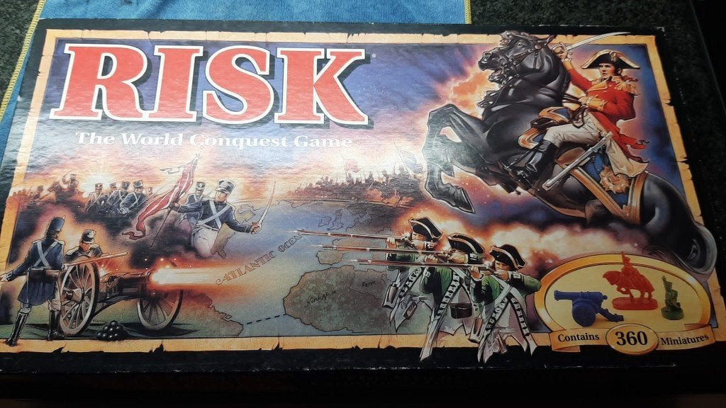 bordspel engesle versie 1993 Risk Parker Brothers, Een of twee spelers, Ophalen of Verzenden, Zo goed als nieuw