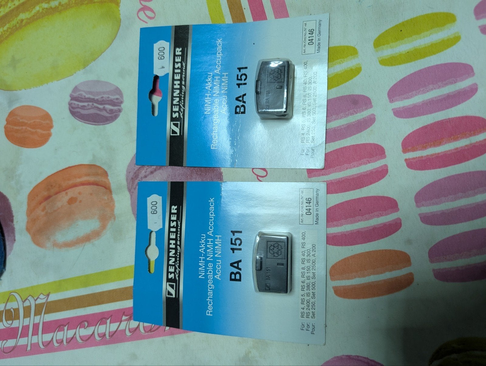 SENNHEISER ORIGINELE BATTERIJEN BA151  DRAADLOZE HOOFDTELEFO, Ophalen of Verzenden