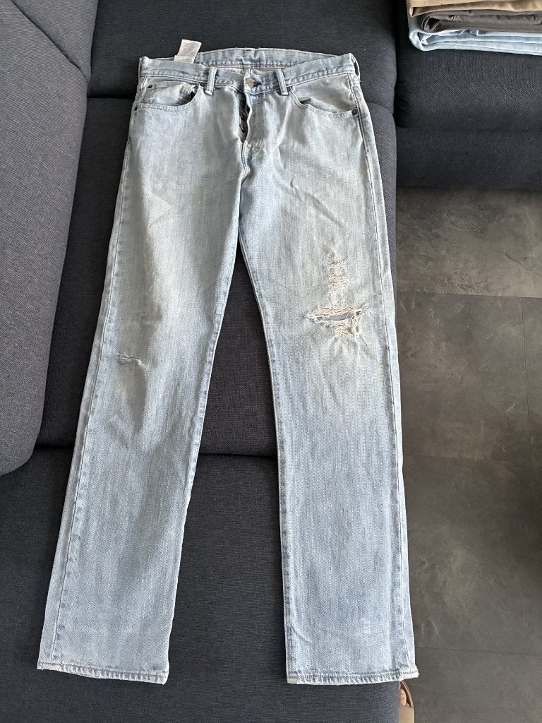 levi 501 vintage met scheuren, Verzenden, Gedragen, Levi’s