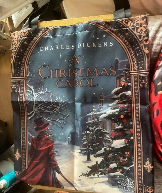 Boodschappentas A Christmas Carol Charles Dickens, Ophalen of Verzenden, Nieuw, Overige kleuren, Shopper