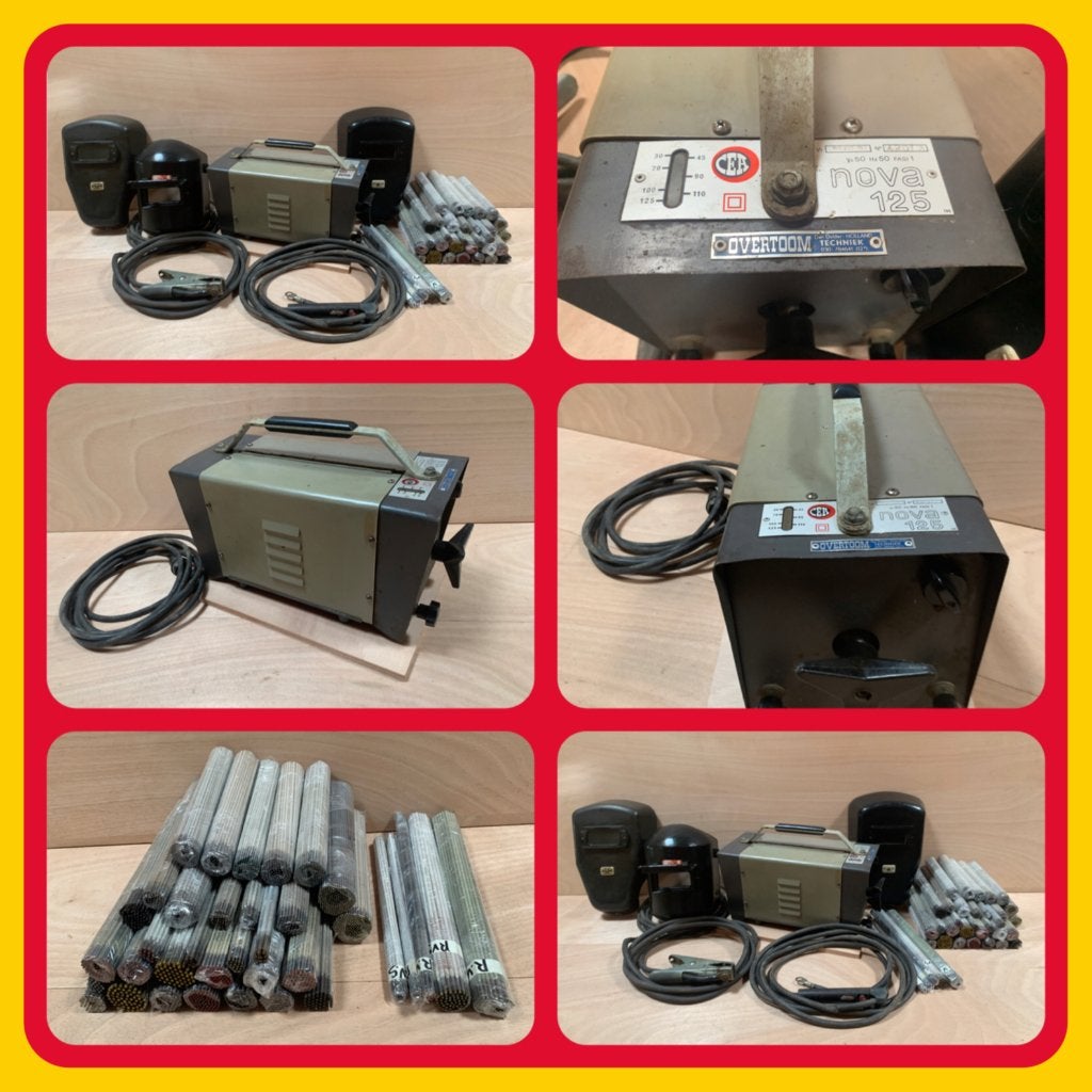 070. Lastrafo 220 volt met lasdraad en laskapper, Ophalen, Co2