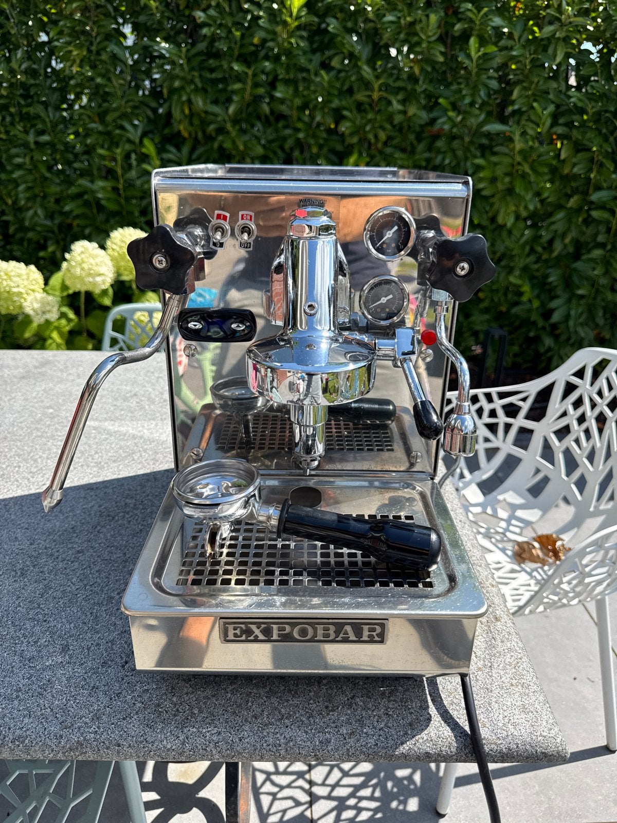 Expobar Espresso Apparaat - Zo goed als nieuw, Ophalen, Afneembaar waterreservoir, Espresso apparaat, Gemalen koffie