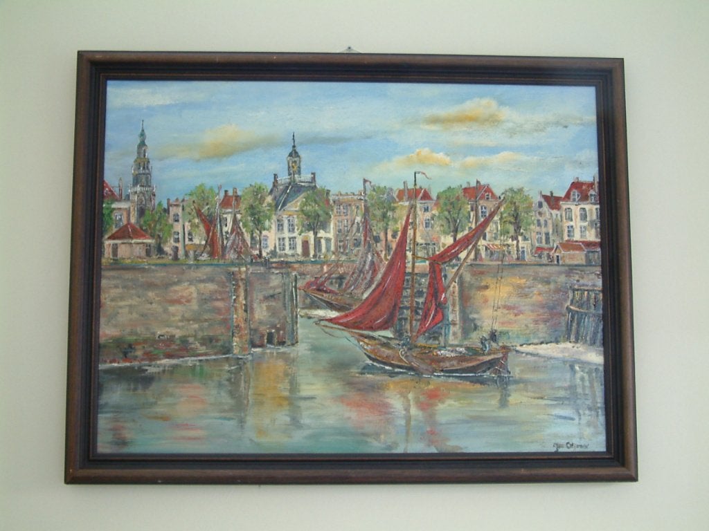 Zoutelande  zeeland  en Vlissingen Haven, Maritiem / water, Doek, Realistisch, Ophalen of Verzenden