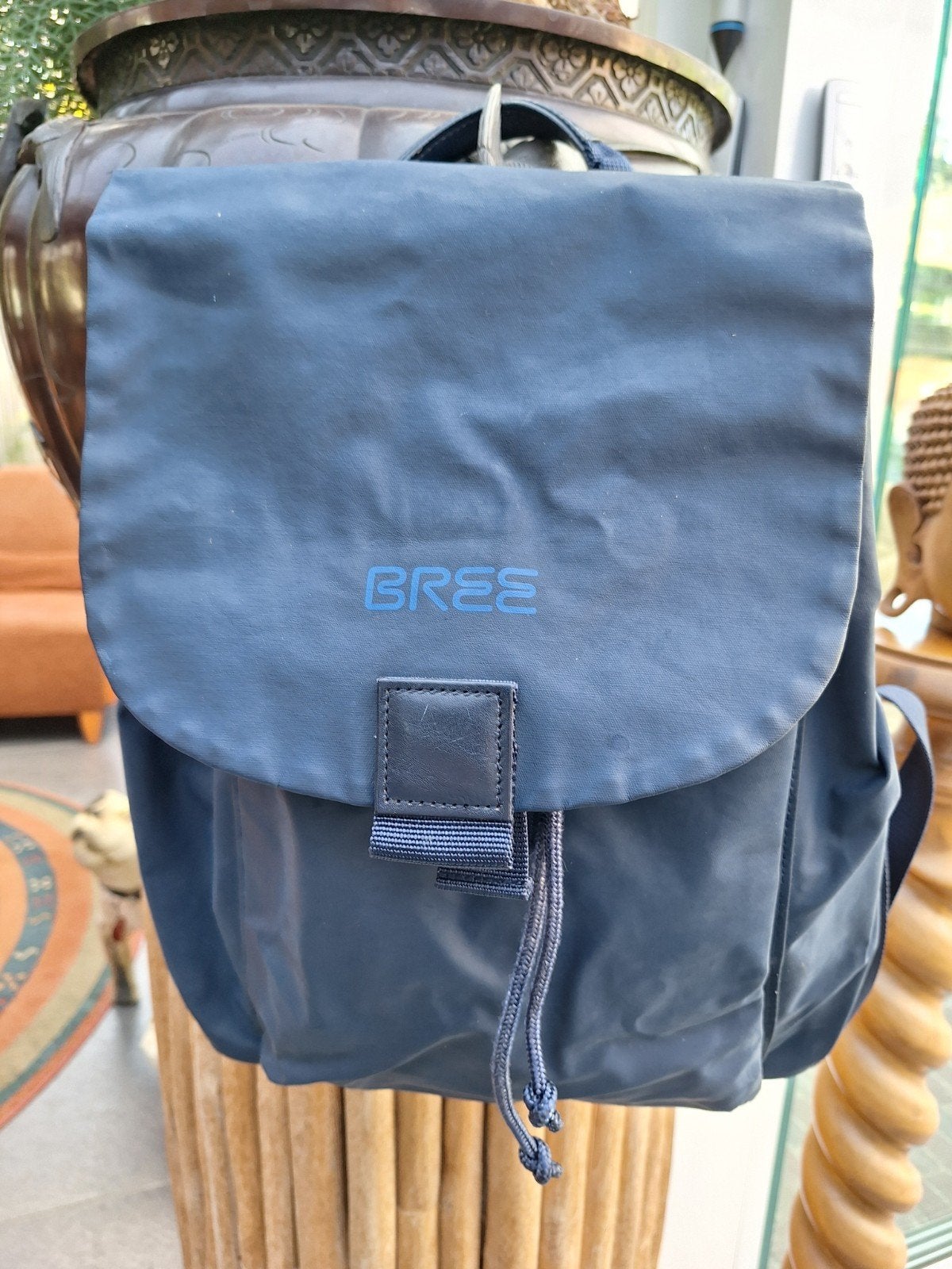 Bree rugtas, Ophalen of Verzenden, Gebruikt, Blauw, Rugtas