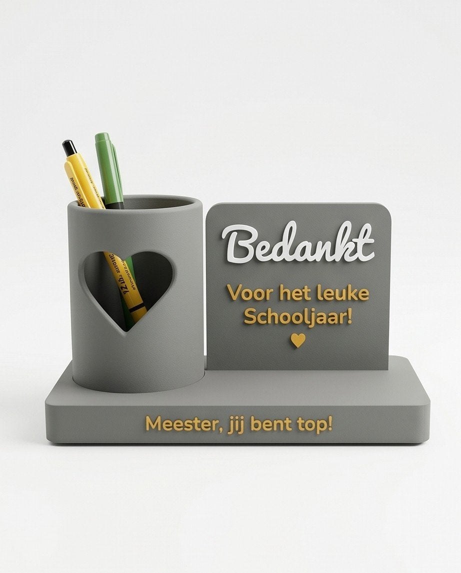 Juffen meester bedankjes pennenbak, Ophalen of Verzenden, Nieuw