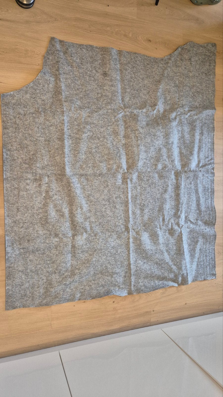 Lichtgrijs vilt voor camper bekleding en knutselen, Ophalen of Verzenden