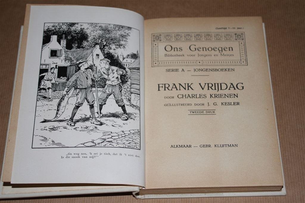 Frank Vrijdag. Charles Krienen. Kluitman 2e dr. 1926., Boeken, Ophalen of Verzenden, Zo goed als nieuw