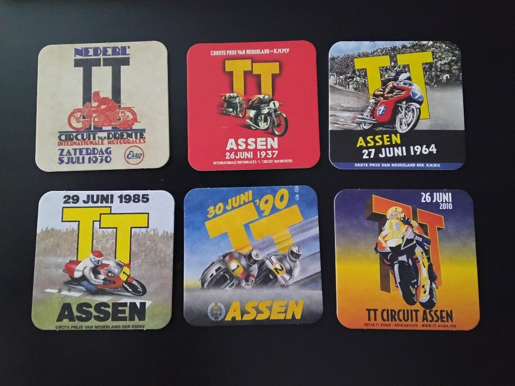 TT assen bier viltjes, Ophalen of Verzenden, Nieuw, Motoren