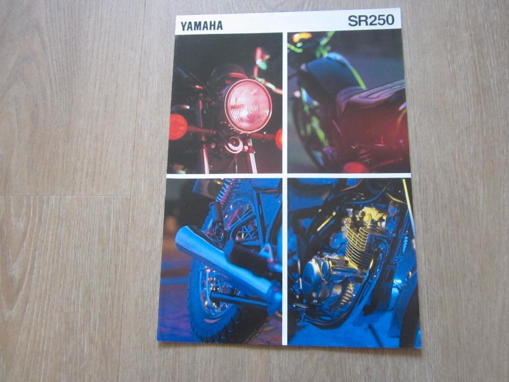 Yamaha SR 250 brochure folder 1993, Ophalen of Verzenden, Yamaha