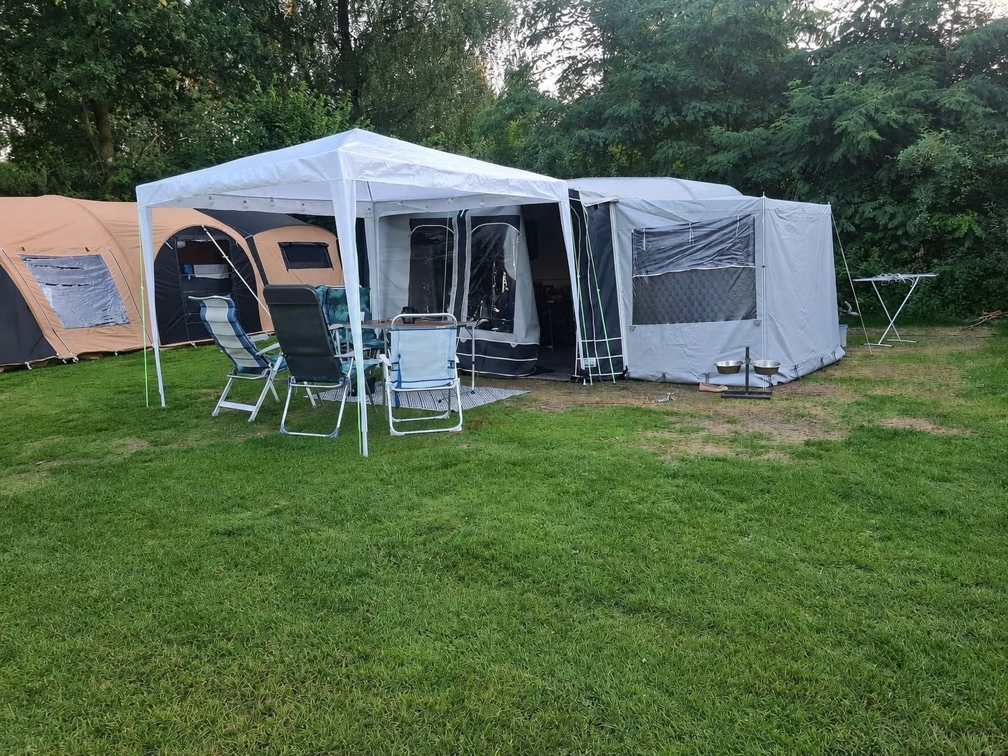 Beyerland Sprinter 1989, Caravans en Kamperen, Caravans, tot en met 4, Treinzit, Beyerland, Disselslot, Luifel, Stabilisator, Ophalen of Verzenden