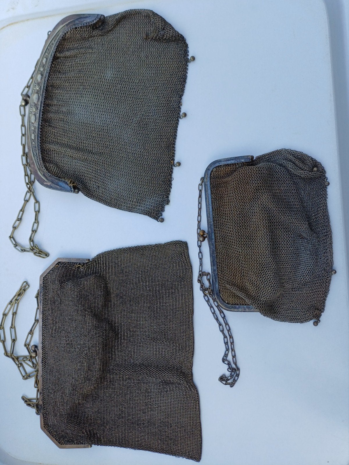 Antieke beugel tasjes, Ophalen of Verzenden, Dames