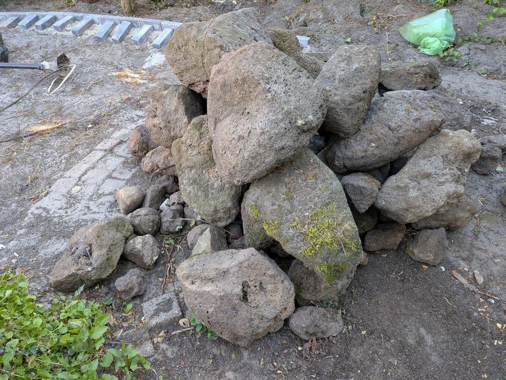 Zwerfkeien en rotsen voor tuin of landschap. GRATIS!, Tuin en Terras, Grind, Keien en Split, Overige materialen, Gebruikt, Ophalen of Verzenden