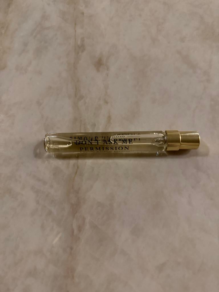 Simone Andreoli Don't Ask Me Permission parfum sample 7.5ml, Ophalen of Verzenden, Nieuw