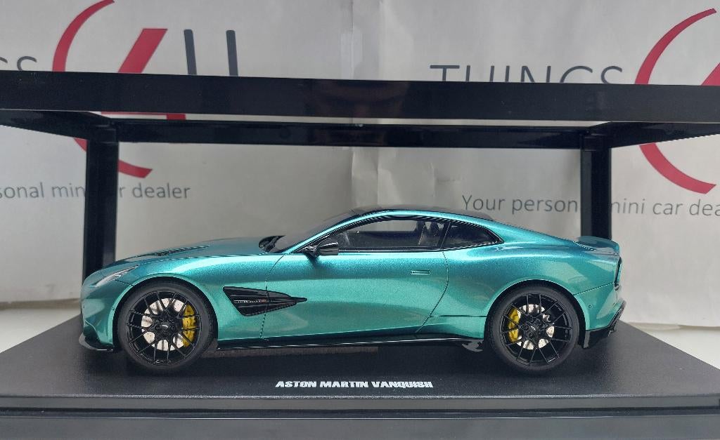 GT Spirit 1:18 Aston Martin Vanquish 2024 groen nieuw, Ophalen of Verzenden, Nieuw, Auto, Overige merken