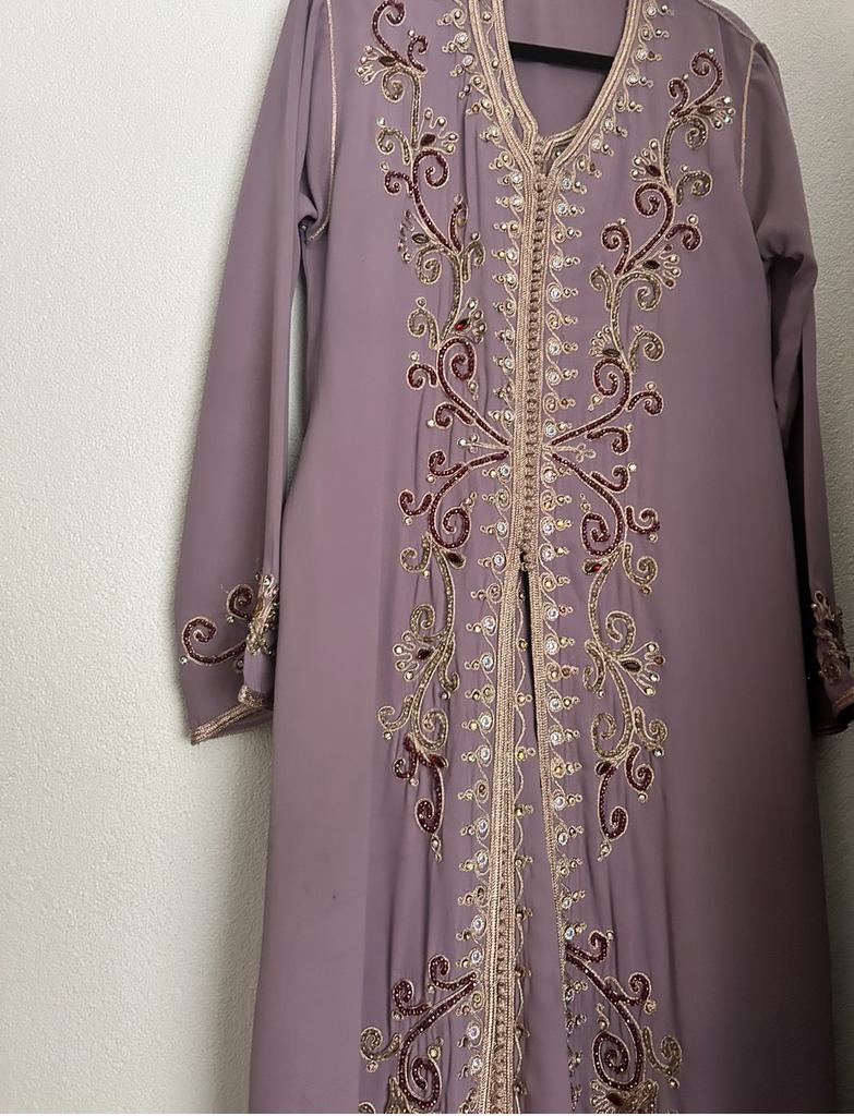 Marokkaanse jurk kaftan caftan maat L, Ophalen of Verzenden, Gedragen, Maat 38/40 (M), Overige typen