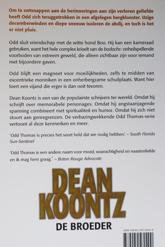 De Broeder - Dean Koontz (2007) - Spannende Thriller, Verzenden, Zo goed als nieuw, Dean Koontz