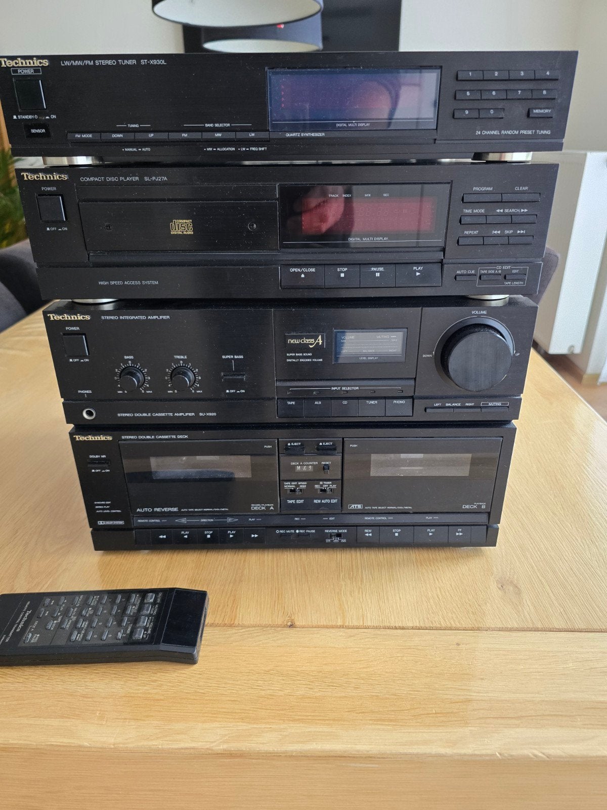 Technics  Set: Versterker, Tuner, CD-speler, Cassettede, Audio, Tv en Foto, Gebruikt, Losse componenten, Cassettedeck, Ophalen