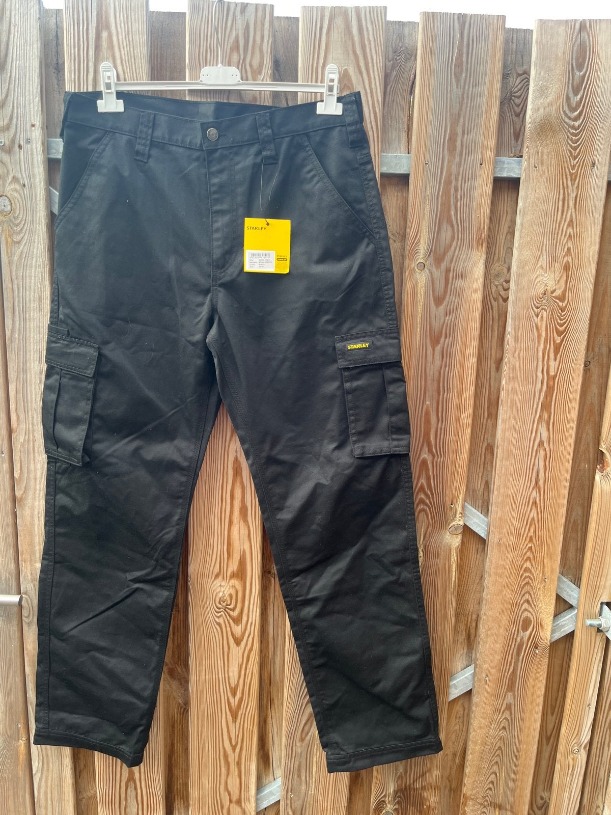 Nieuwe Stanley Michigan Cargo Werkbroek Zwart Maat 34/33, Kleding | Heren, Verzenden, Nieuw, Overige maten, Zwart