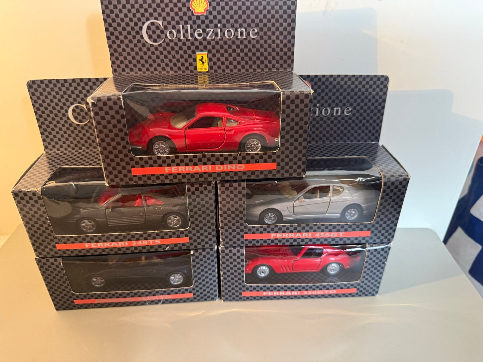 Shell Collezione Ferrari Miniatuurauto's Jaren '90, Ophalen of Verzenden, Zo goed als nieuw, Auto