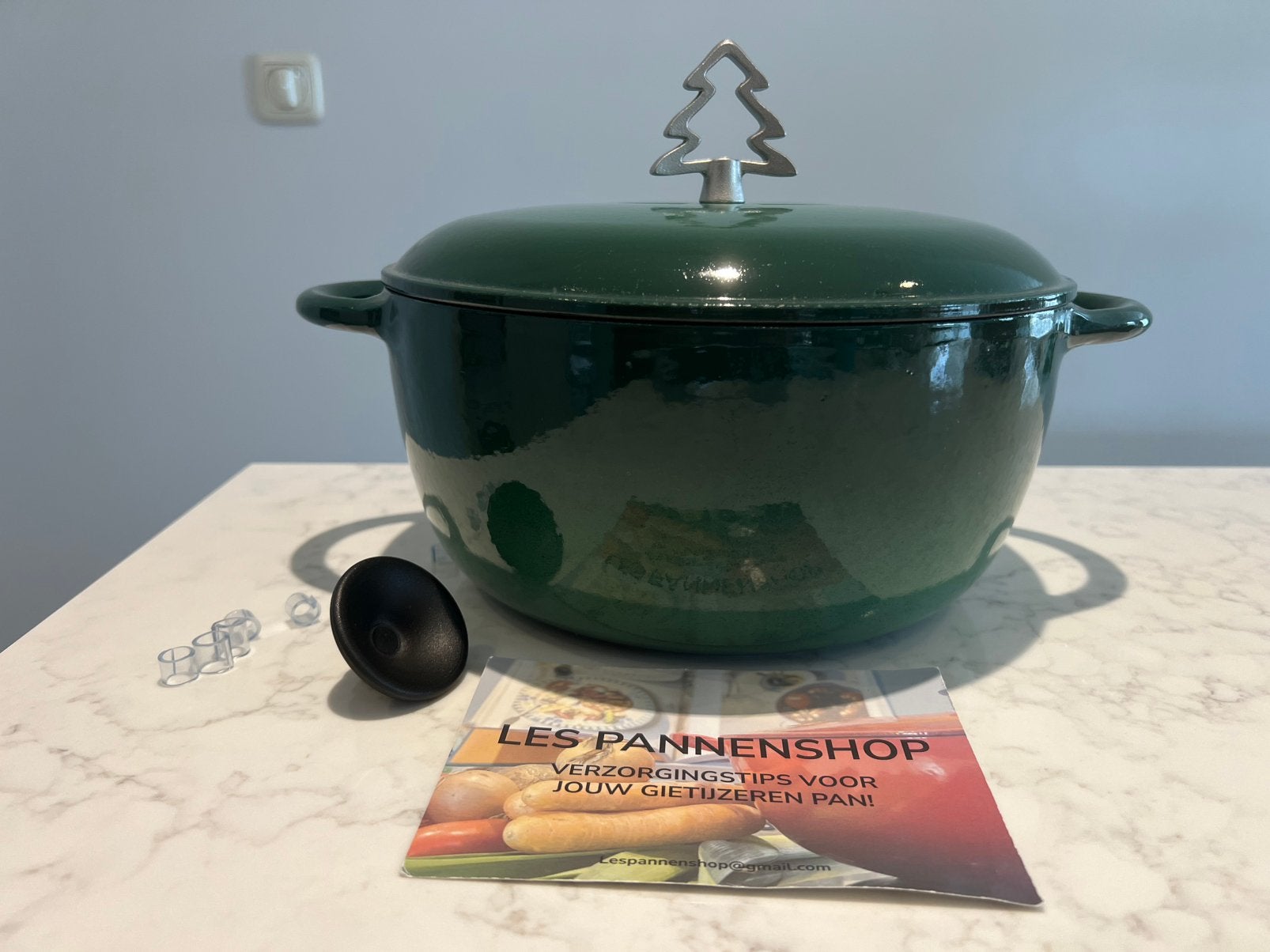 Nomar/Staub gietijzeren braadpan 26 cm in perfecte staat, Geschikt voor inductie, Ophalen of Verzenden, Zo goed als nieuw, Staub