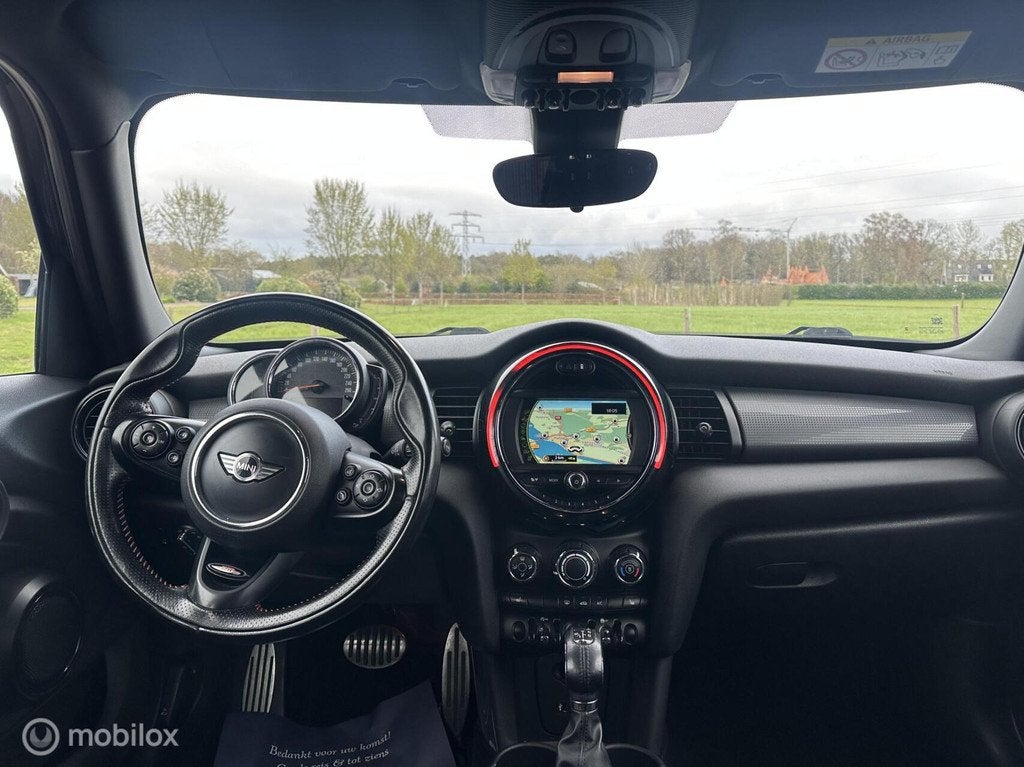 Mini Cooper 1.5 John Cooper Works Automaat Navi ACC LED✅, 136 pk, Gebruikt, Zwart, Met garantie (alle)