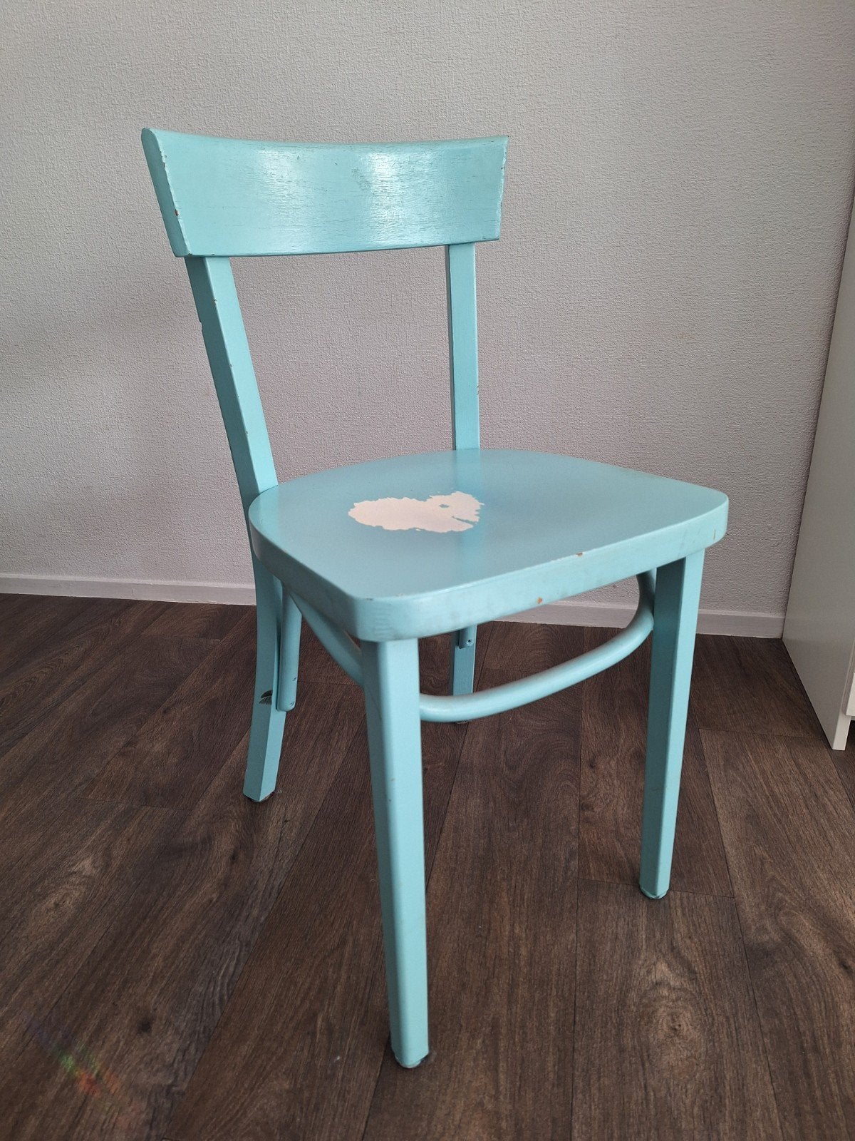 Stoel, Ophalen, Gebruikt, Blauw, Vintage