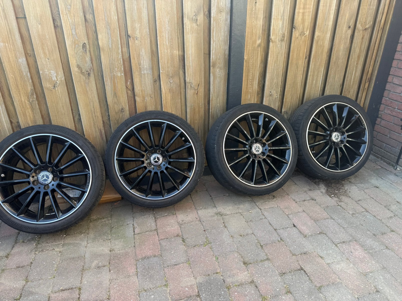 Mercedes 19 inch AMG velgen, Auto-onderdelen, Banden en Velgen, Gebruikt, Banden en Velgen, Personenwagen, Ophalen