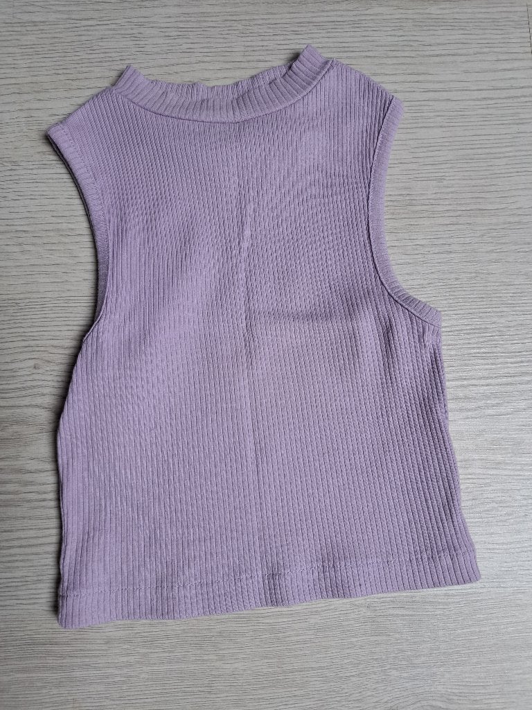 lila ribbel shirt (D-Zine) 140/146, Meisje, D-ZINE, Ophalen of Verzenden, Zo goed als nieuw