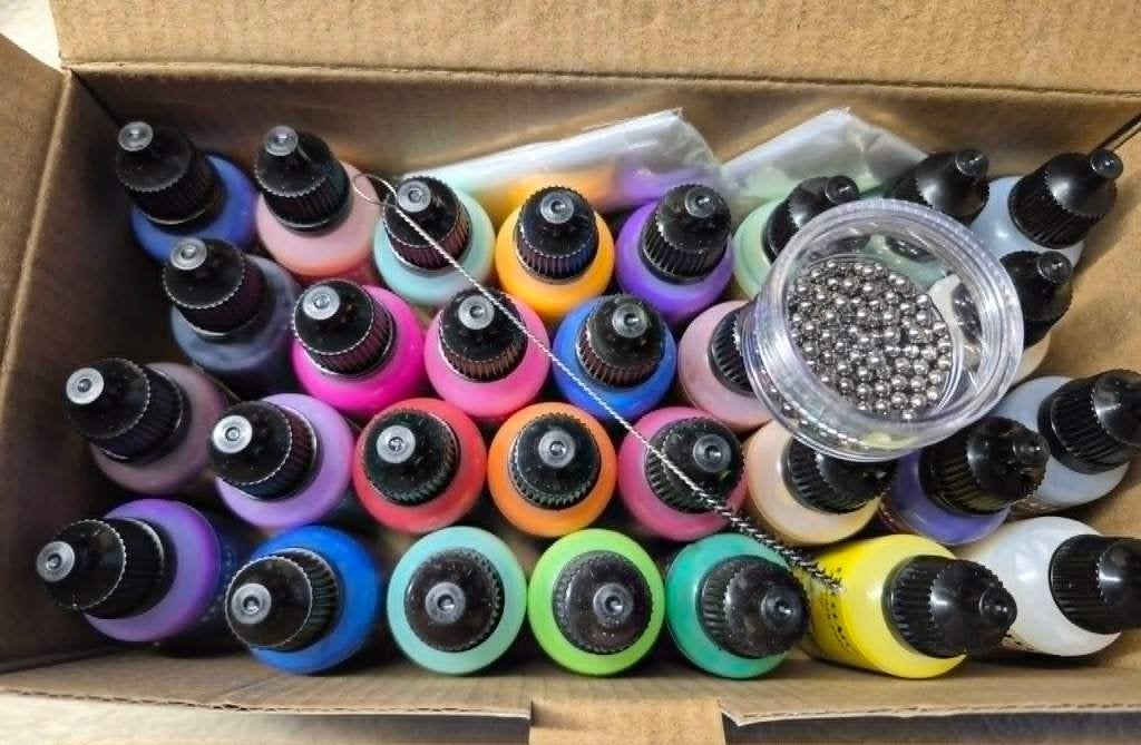 Airbrush paint, Ophalen, Zo goed als nieuw, Airbrush en Toebehoren