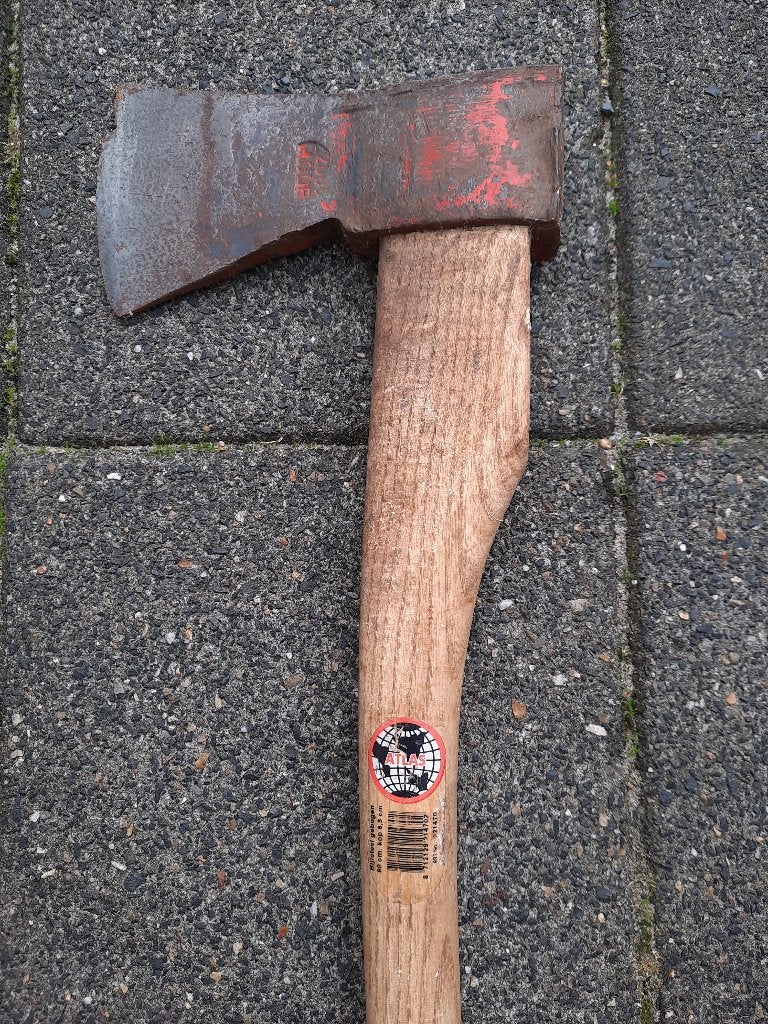 Hakbijl en kloofbijl, Ophalen, Gebruikt, Bijl