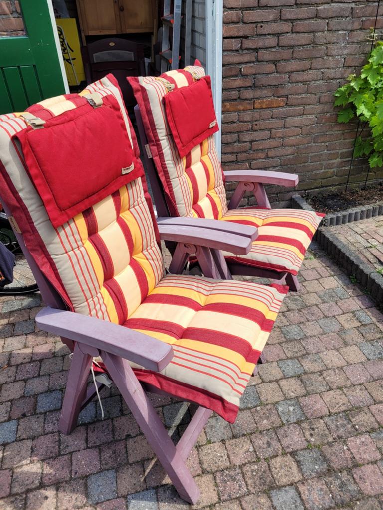 Hartman Prestige Tuinset - Tafel met 4 Stoelen, Ophalen, 4 zitplaatsen, Kunststof, Gebruikt