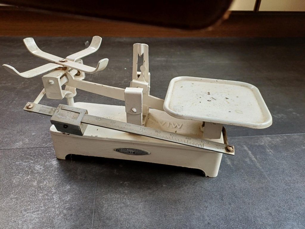 Vintage weegschaal, Ophalen, Gebruikt