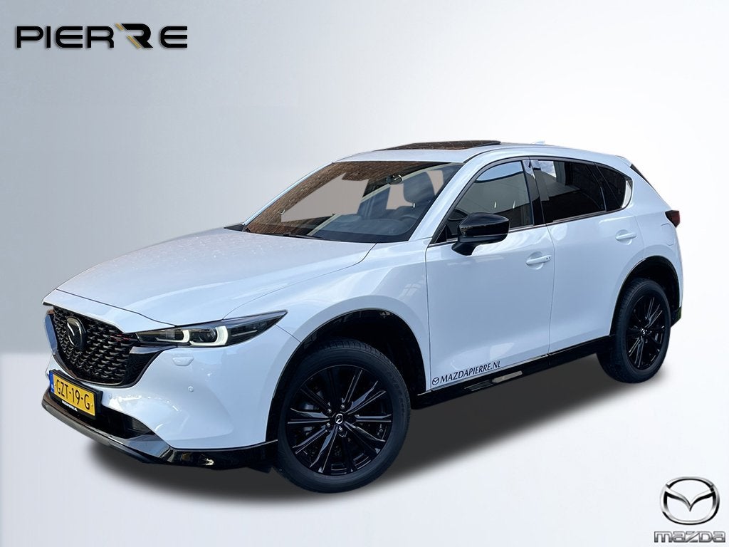 Mazda CX-5 2.0 e-SkyActiv-G M Hybrid 165 Homura | AUTOMAAT |, Auto's, Mazda, Gebruikt, 4 cilinders, Overige brandstoffen, Wit