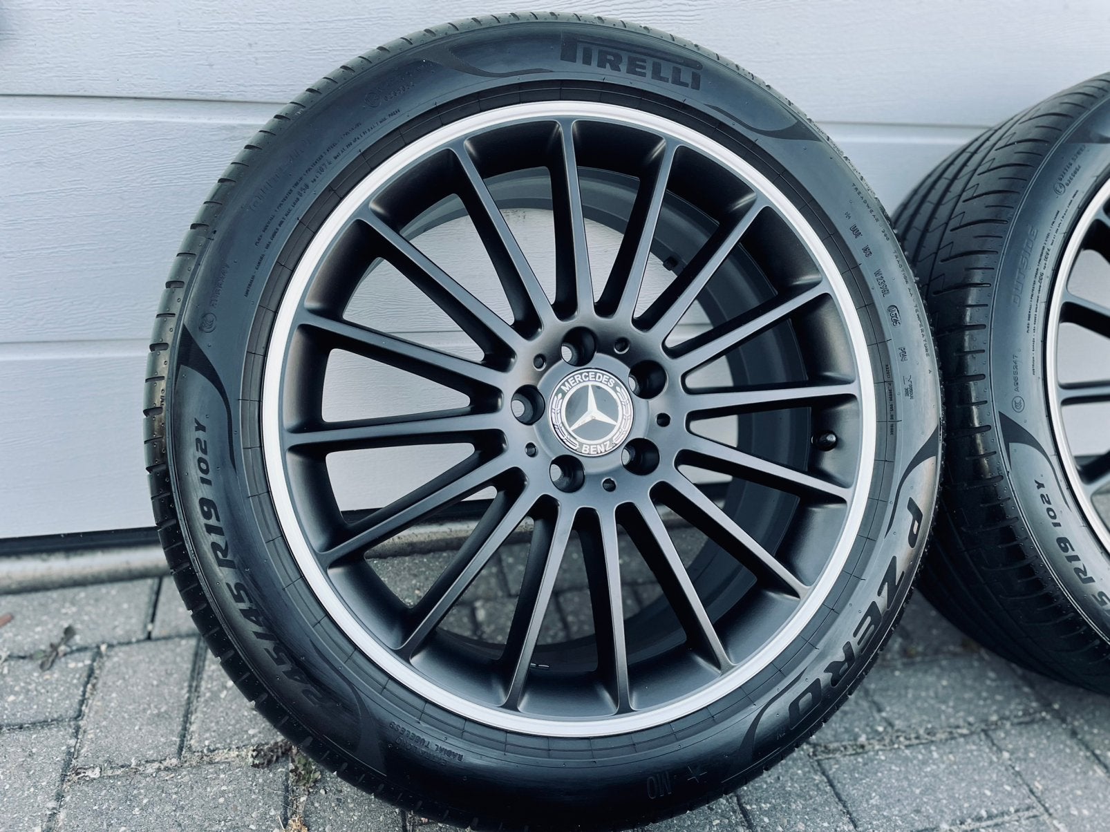 19 Inch Origi Mercedes Vito V-Klasse Velgen 245/45/19 5x112, 19 inch, 245 mm, Banden en Velgen, Ophalen of Verzenden