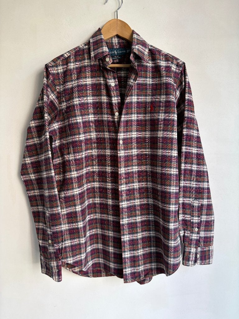 Ralph Lauren overhemd ruit, Kleding | Heren, Overhemden, Verzenden, Halswijdte 38 (S) of kleiner, Ralph Lauren, Zo goed als nieuw